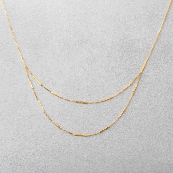 Collier martelé et grungé.